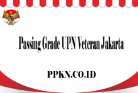 Passing Grade UPN Veteran Jakarta