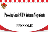 Passsing Grade UPN Veteran Yogyakarta