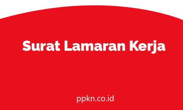 Surat Lamaran Kerja