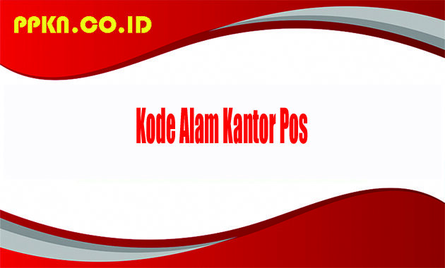 Kode Alam Kantor Pos