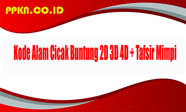 Kode Alam Cicak Buntung