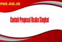 Contoh Proposal Usaha Singkat
