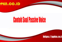 Contoh Soal Passive Voice