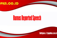 Rumus Reported Speech