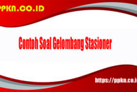Contoh Soal Gelombang Stasioner
