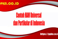Contoh HAM Universal dan Partikular di Indonesia