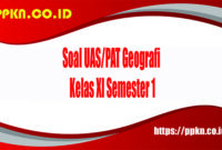 Soal UAS-PAT Geografi Kelas XI Semester 1