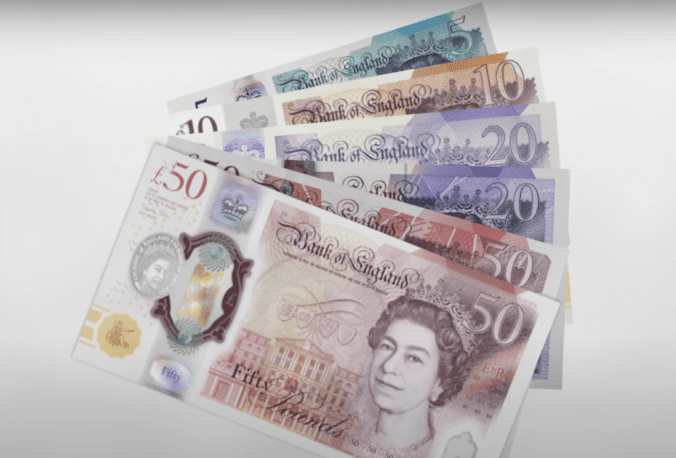 Uang Pound Sterling Inggris