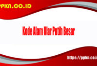 kode alam ular putih besar