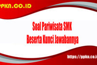 Soal Pariwisata SMK