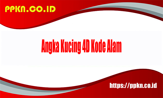 angka kucing 4d kode alam