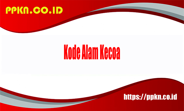 Kode Alam Kecoa