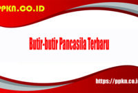 Butir-butir Pancasila Terbaru