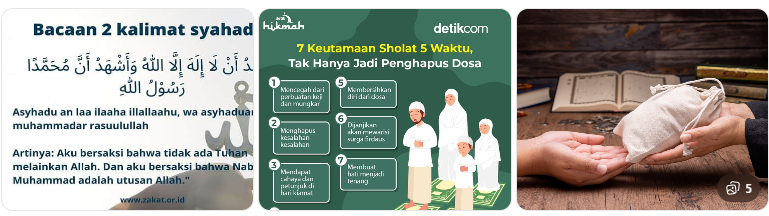Rukun Iman dan Rukun Islam