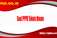 Soal PPPK teknis umum