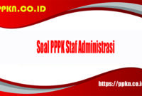 Soal PPPK staf administrasi