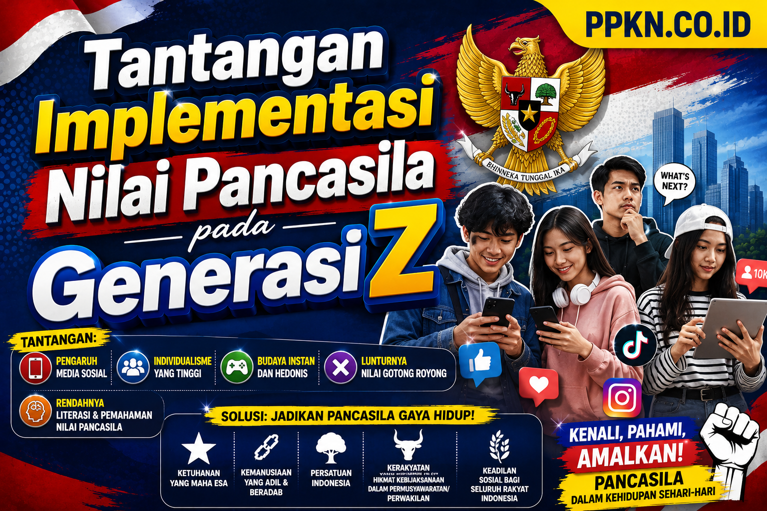 Tantangan Implementasi Nilai Pancasila pada Generasi Z 